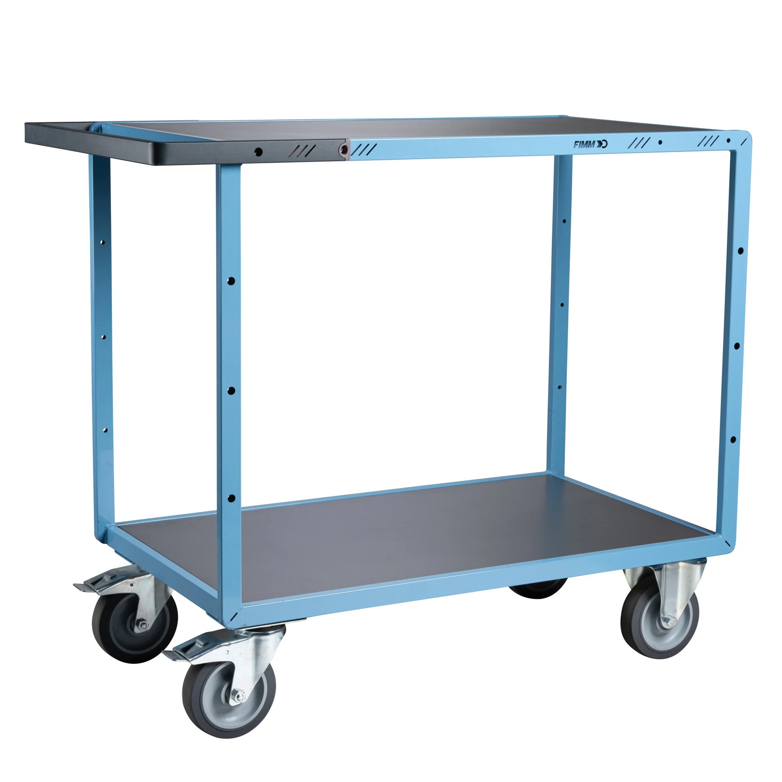 Servante mécano-soudée 2 plateaux 1000x600 mm 400 kg - FIMM - 880702341