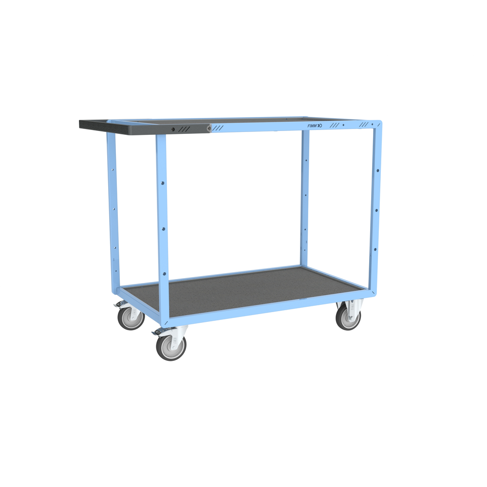 Servante mécano-soudée 2 plateaux 1000x600 mm 250 kg - FIMM - 880702421