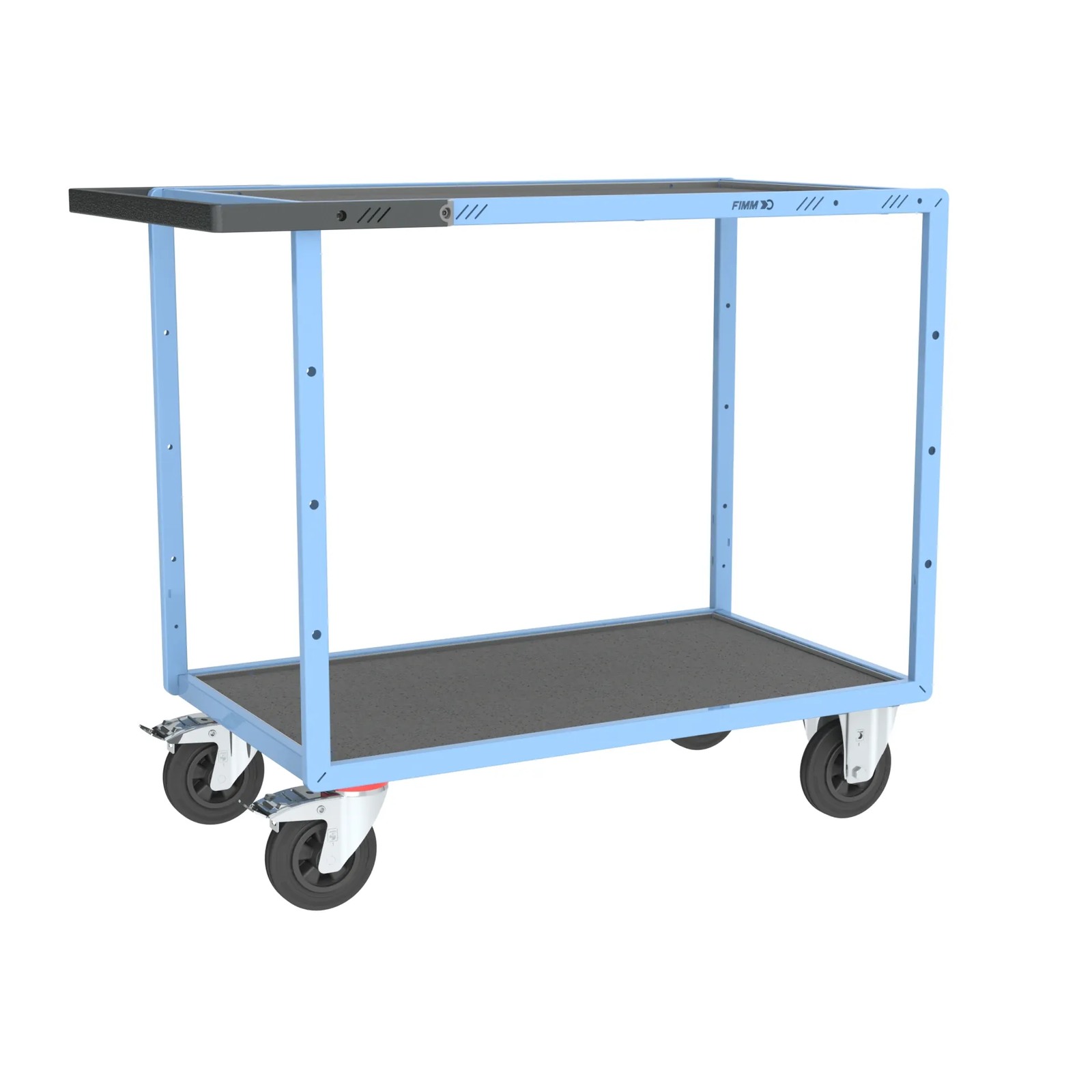 Servante mécano-soudée 2 plateaux 1000x600 mm 400 kg - FIMM - 880702431