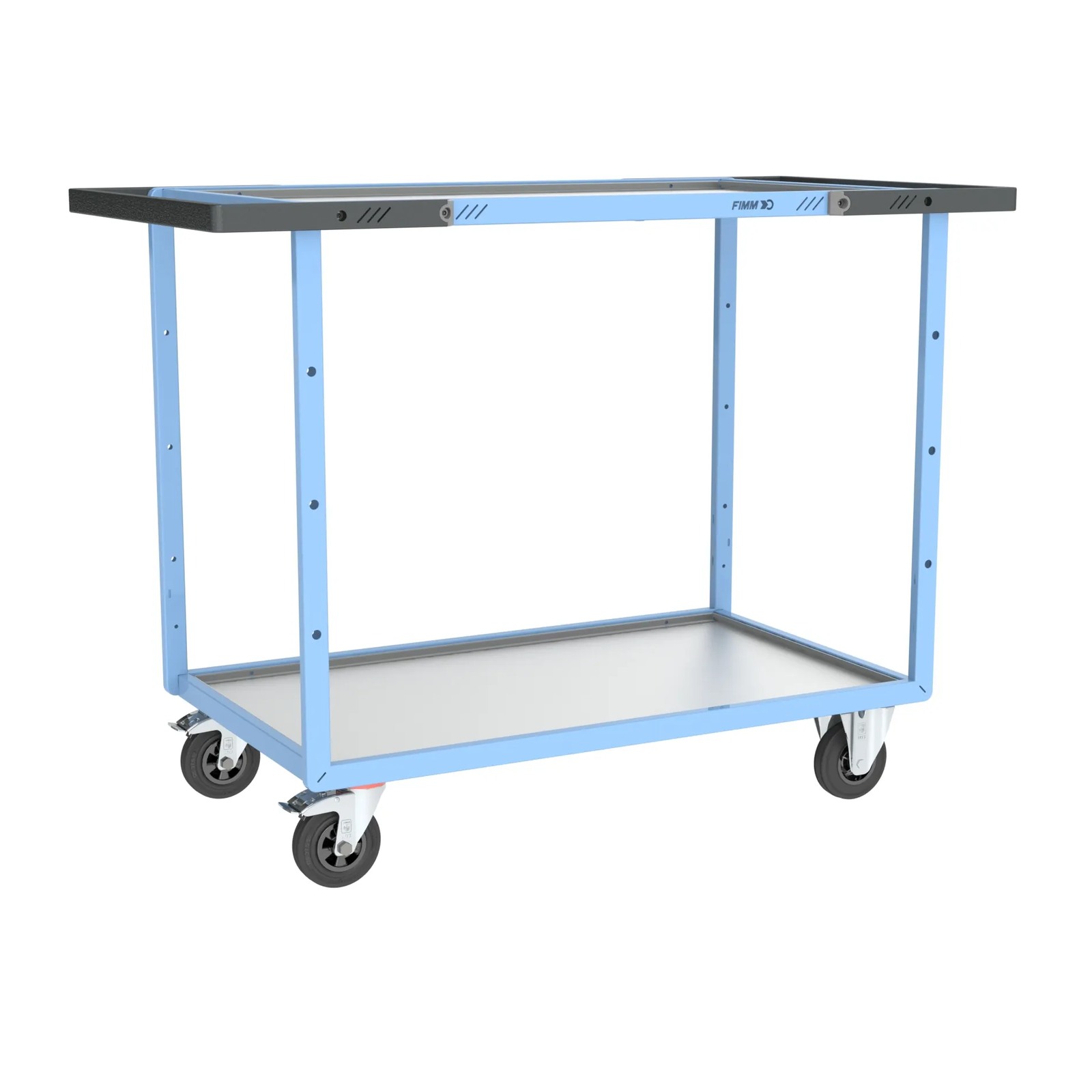 Servante mécano-soudée 2 plateaux 1000x600 mm 250 kg - FIMM - 880702711