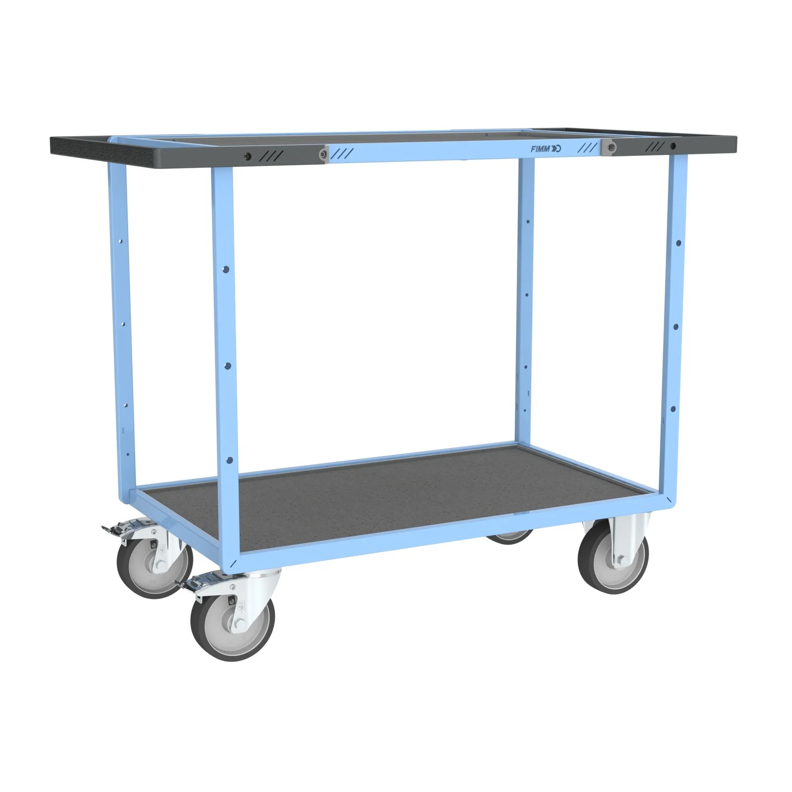 Servante mécano-soudée 2 plateaux 1000x600 mm 400 kg - FIMM - 880702841
