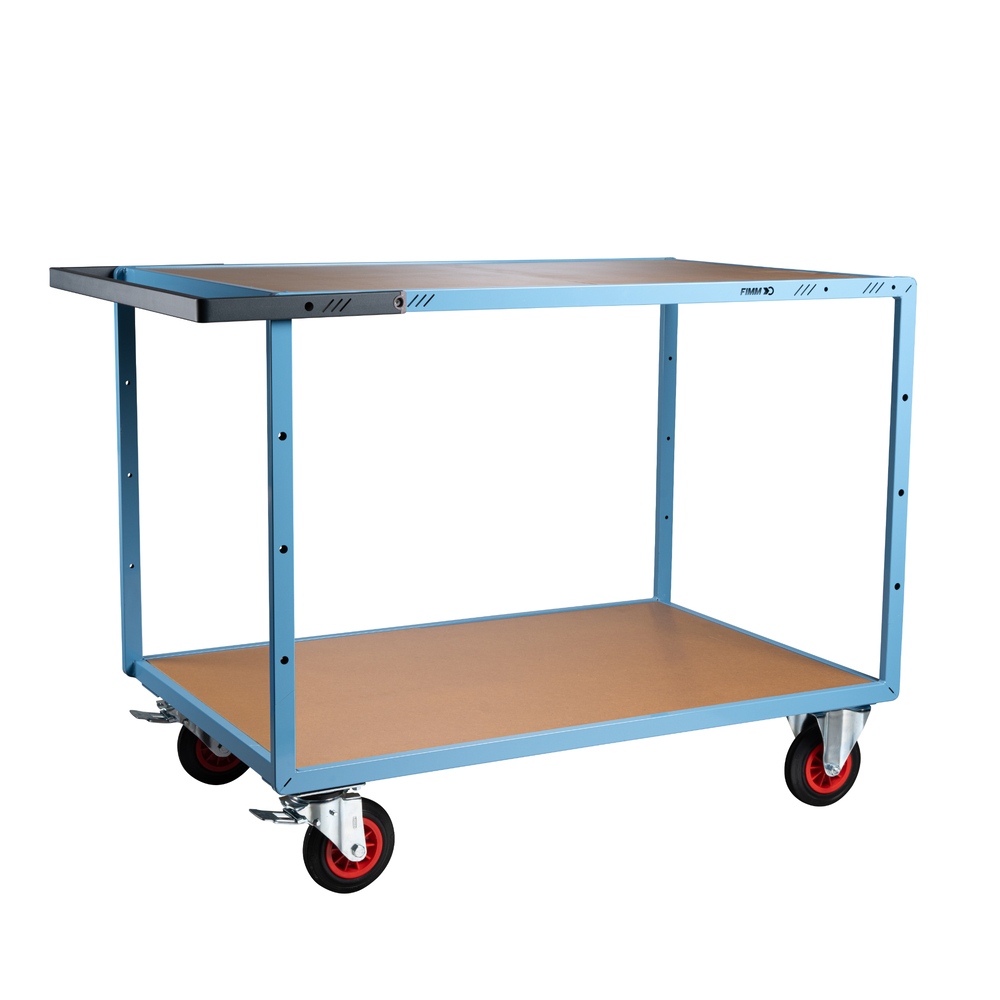 Servante mécano-soudée 2 plateaux 1200x800 mm 400 kg - FIMM - 880703231