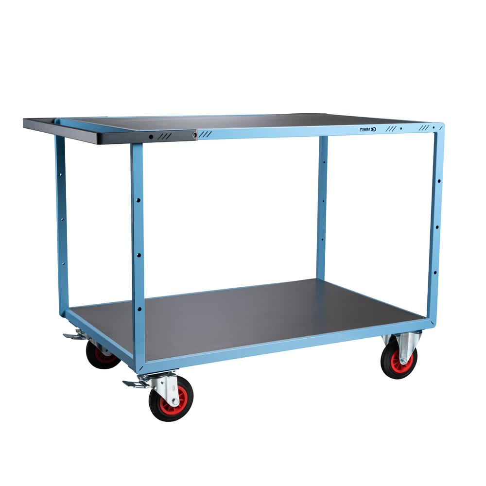 Servante mécano-soudée 2 plateaux 1200x800 mm 400 kg - FIMM - 880703331