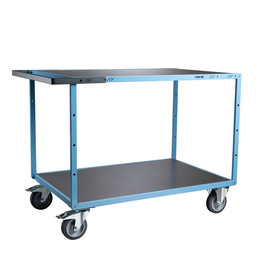 Servante mécano-soudée 2 plateaux 1200x800 mm 400 kg - FIMM - 880703341