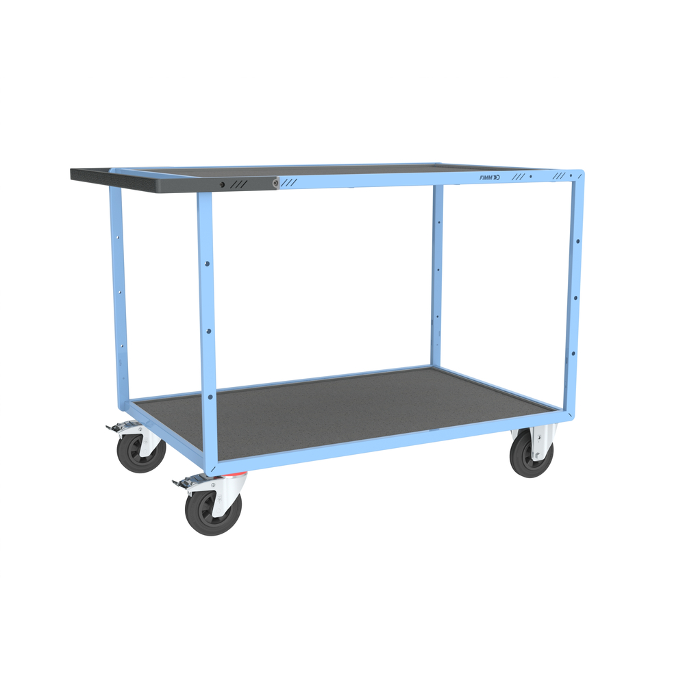 Servante mécano-soudée 2 plateaux 1200x800 mm 400 kg - FIMM - 880703431