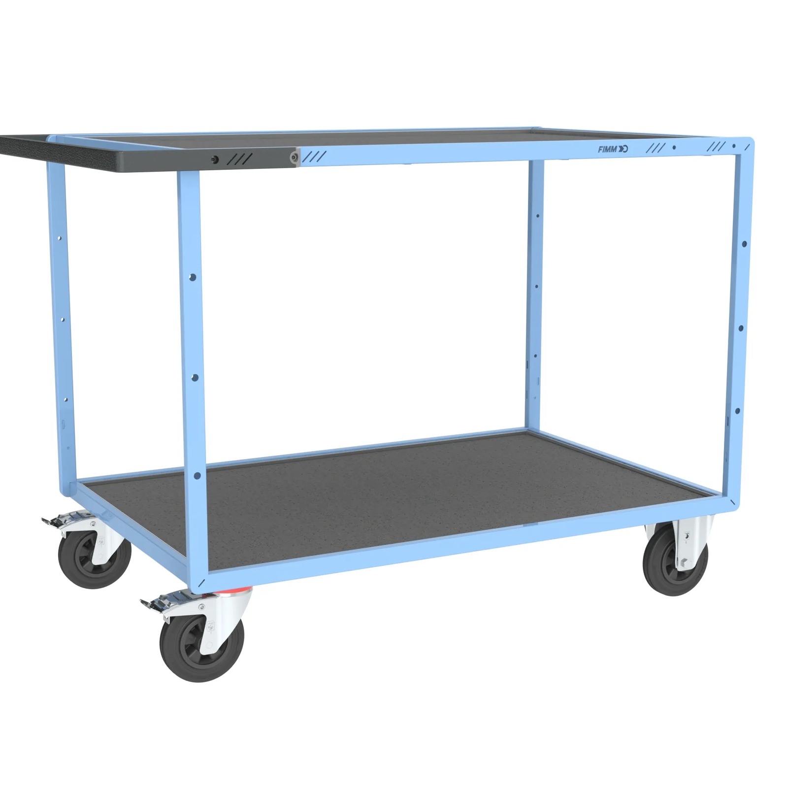 Servante mécano-soudée 2 plateaux 1200x800 mm 400 kg - FIMM - 880703431