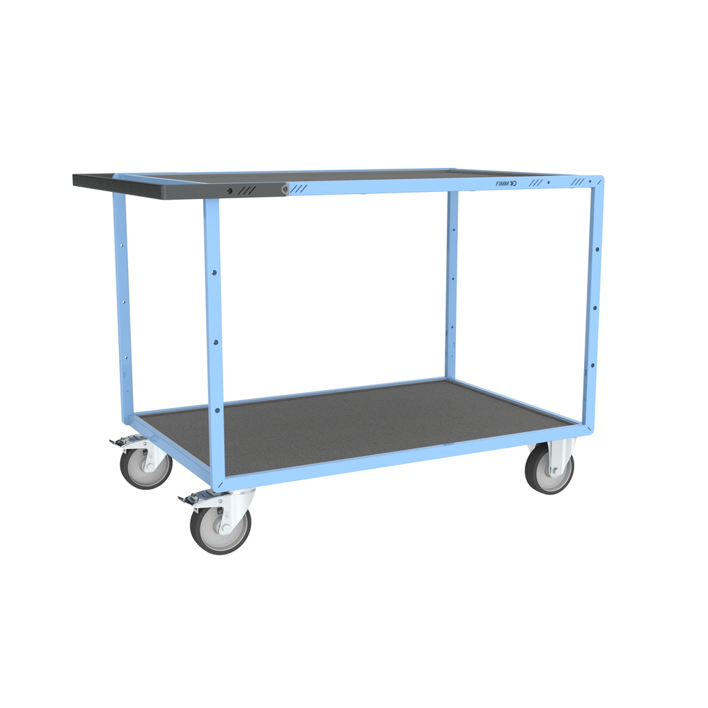 Servante mécano-soudée 2 plateaux 1200x800 mm 400 kg - FIMM - 880703441