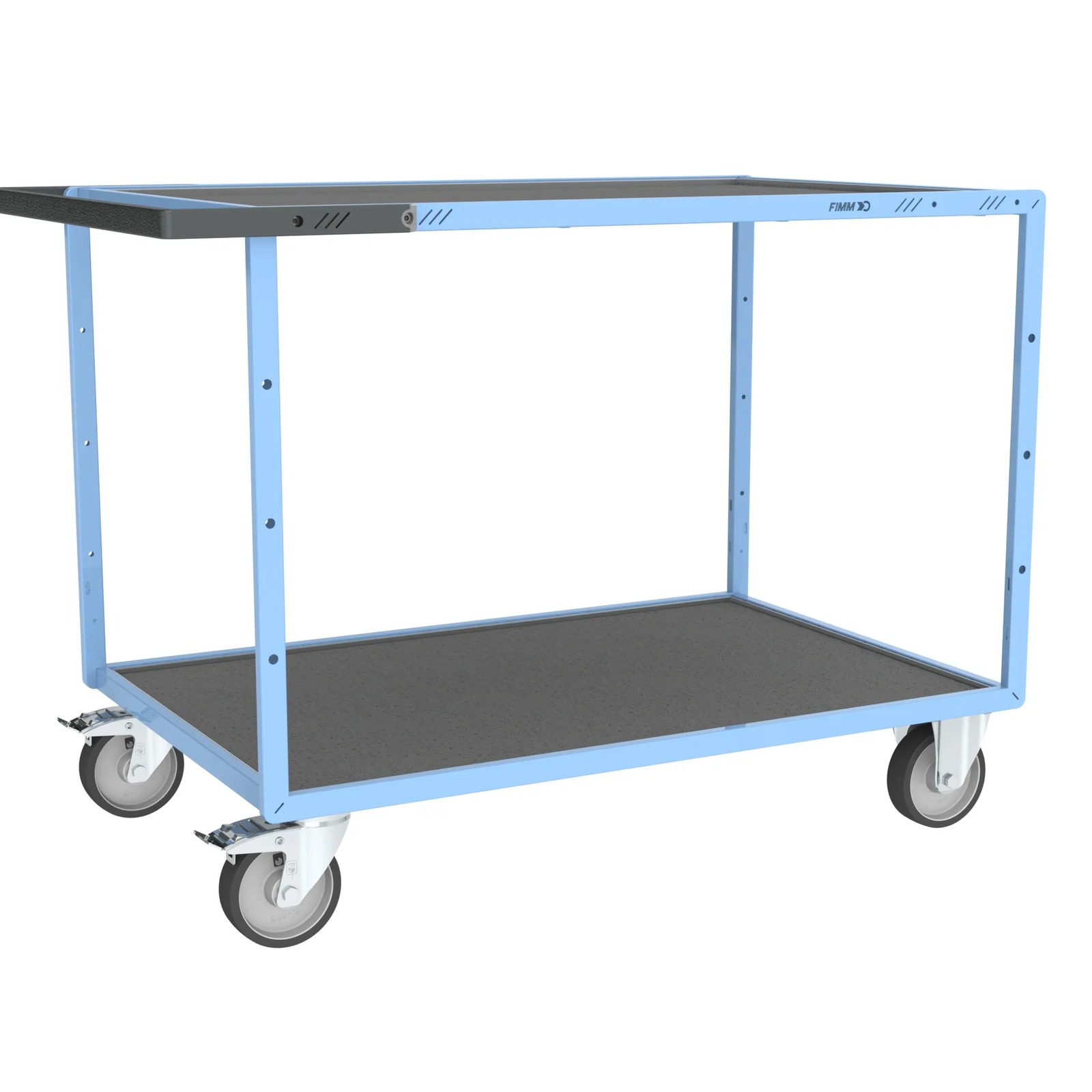 Servante mécano-soudée 2 plateaux 1200x800 mm 400 kg - FIMM - 880703441