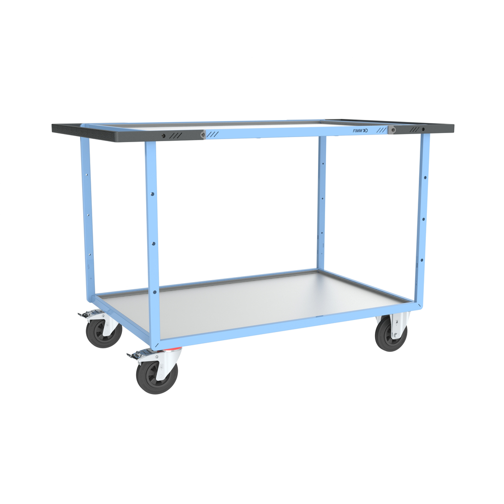 Servante mécano-soudée 2 plateaux 1200x800 mm 400 kg - FIMM - 880703731