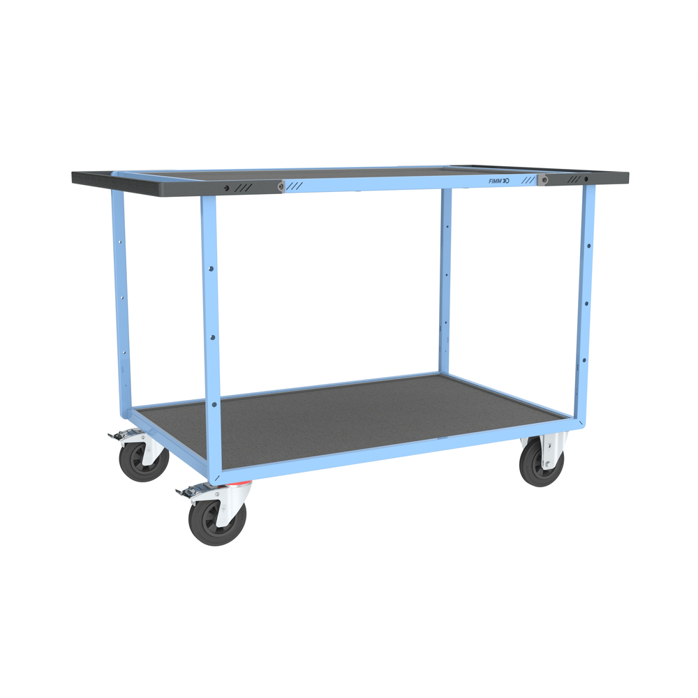 Servante mécano-soudée 2 plateaux 1200x800 mm 400 kg - FIMM - 880703831