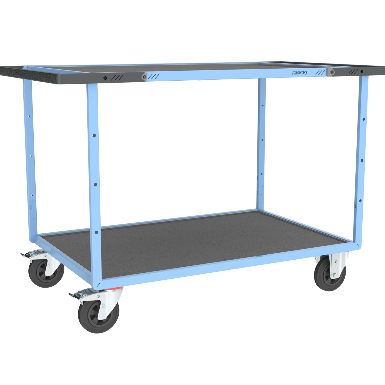 Servante mécano-soudée 2 plateaux 1200x800 mm 400 kg - FIMM - 880703831