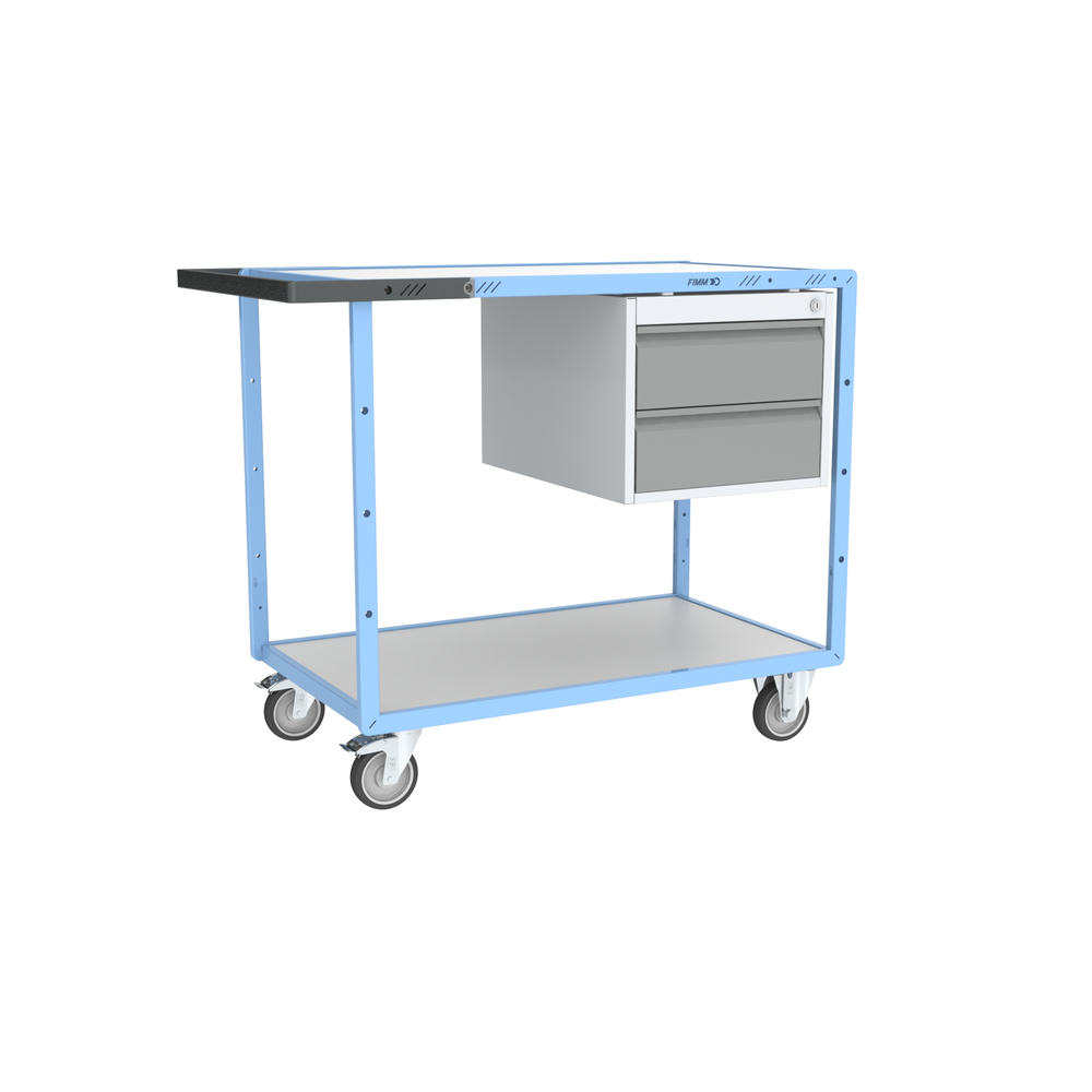 Servante établi équipée 2 tiroirs 250 kg - FIMM - 880707102