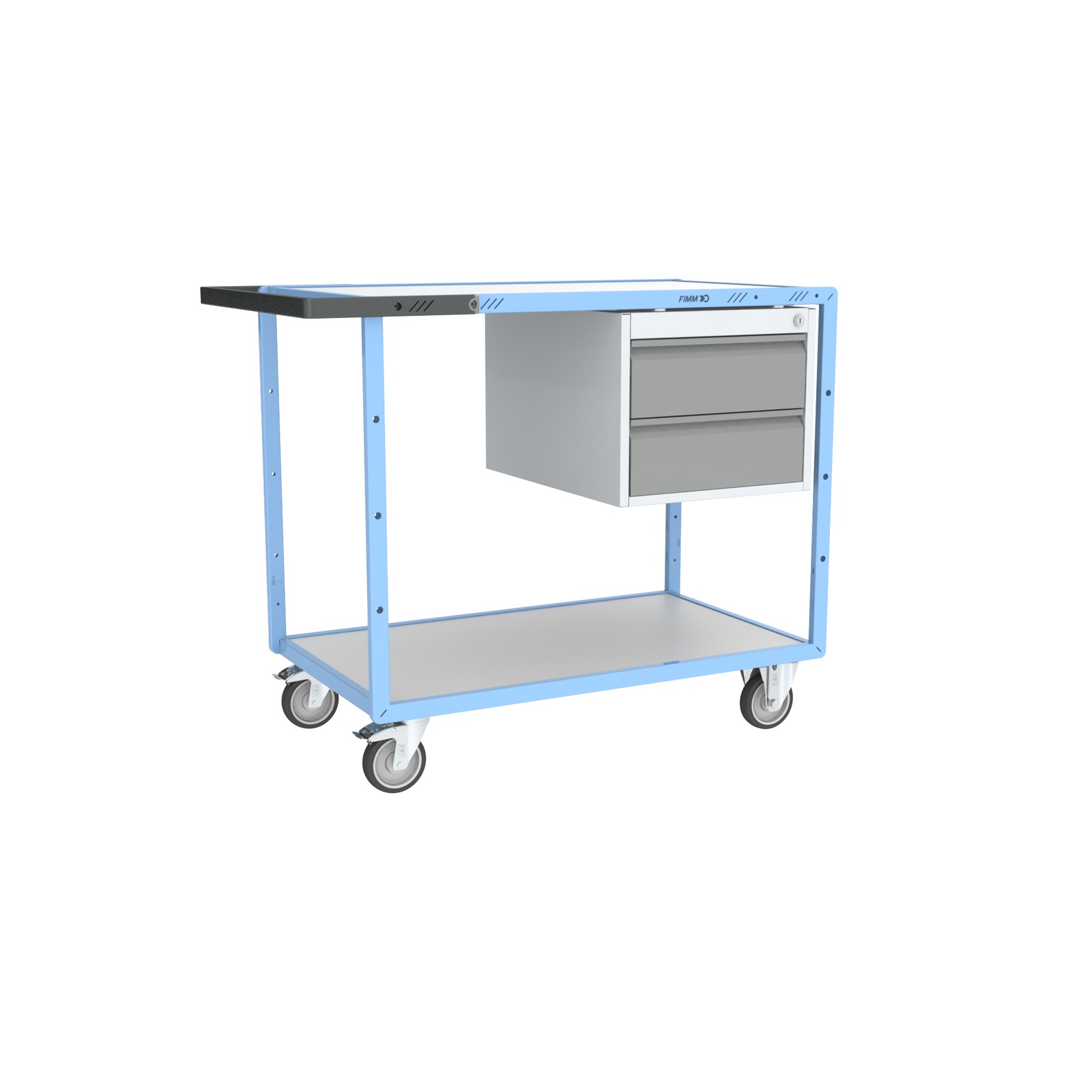 Servante établi équipée 2 tiroirs 250 kg - FIMM - 880707102