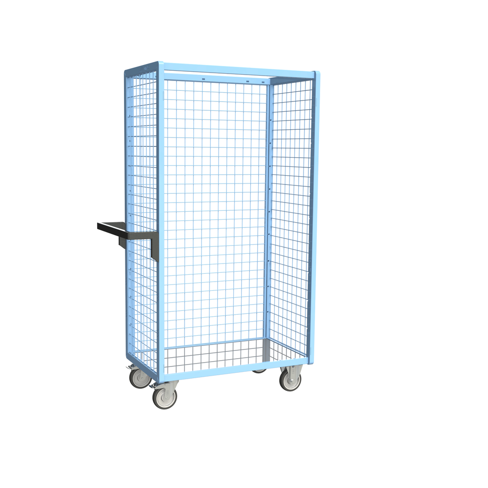 Servante grillagée 3 côtés avec plateau 850x500 mm 250 kg - FIMM - 880725142