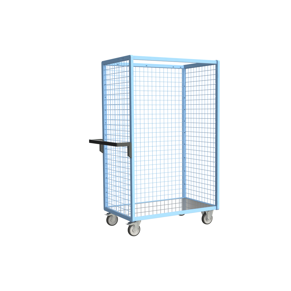 Servante grillagée 3 côtés avec plateau 1000x600 mm 250 kg - FIMM - 880725152