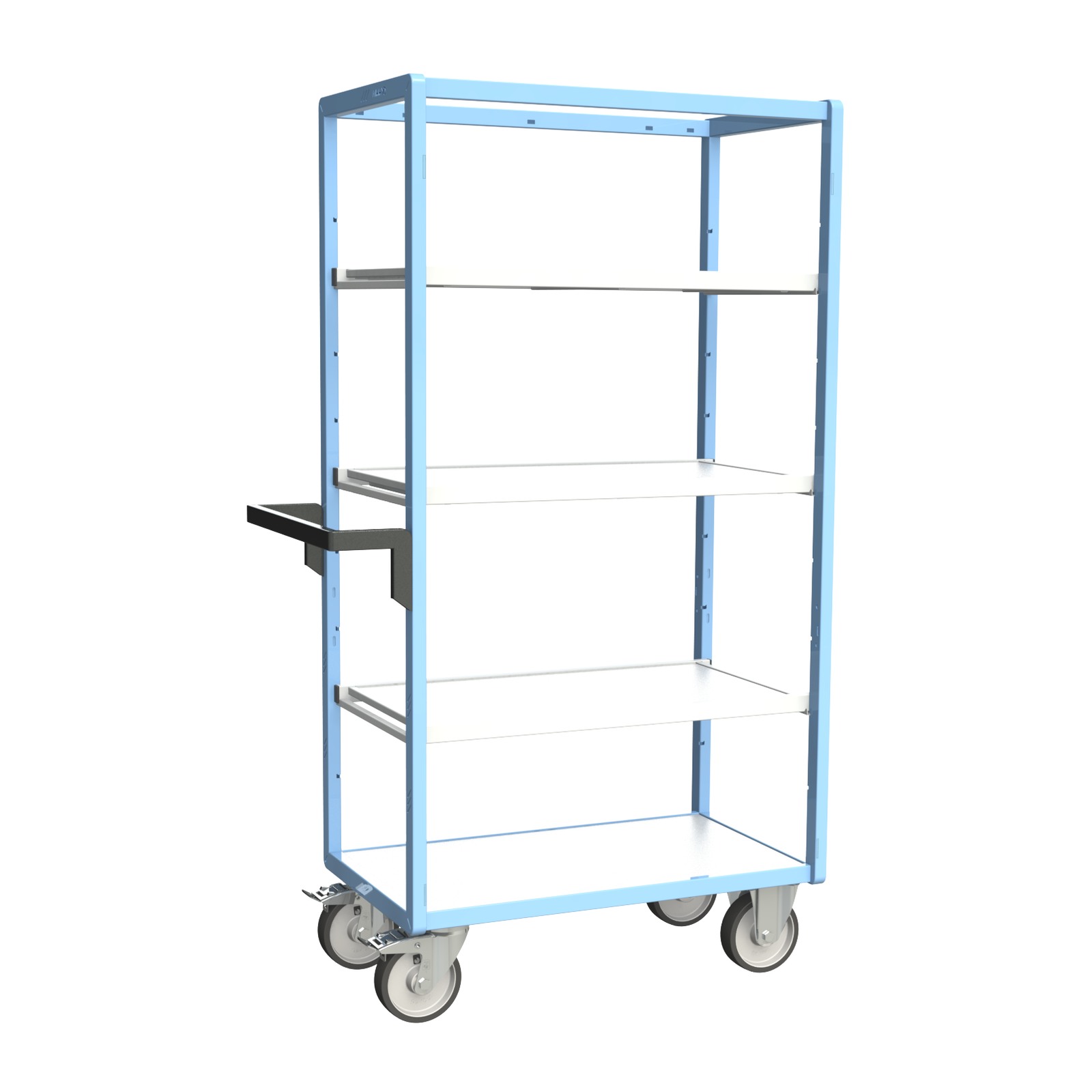 Servante multi-niveaux avec 3 étagères 850x500 mm 500 kg - FIMM - 880725214