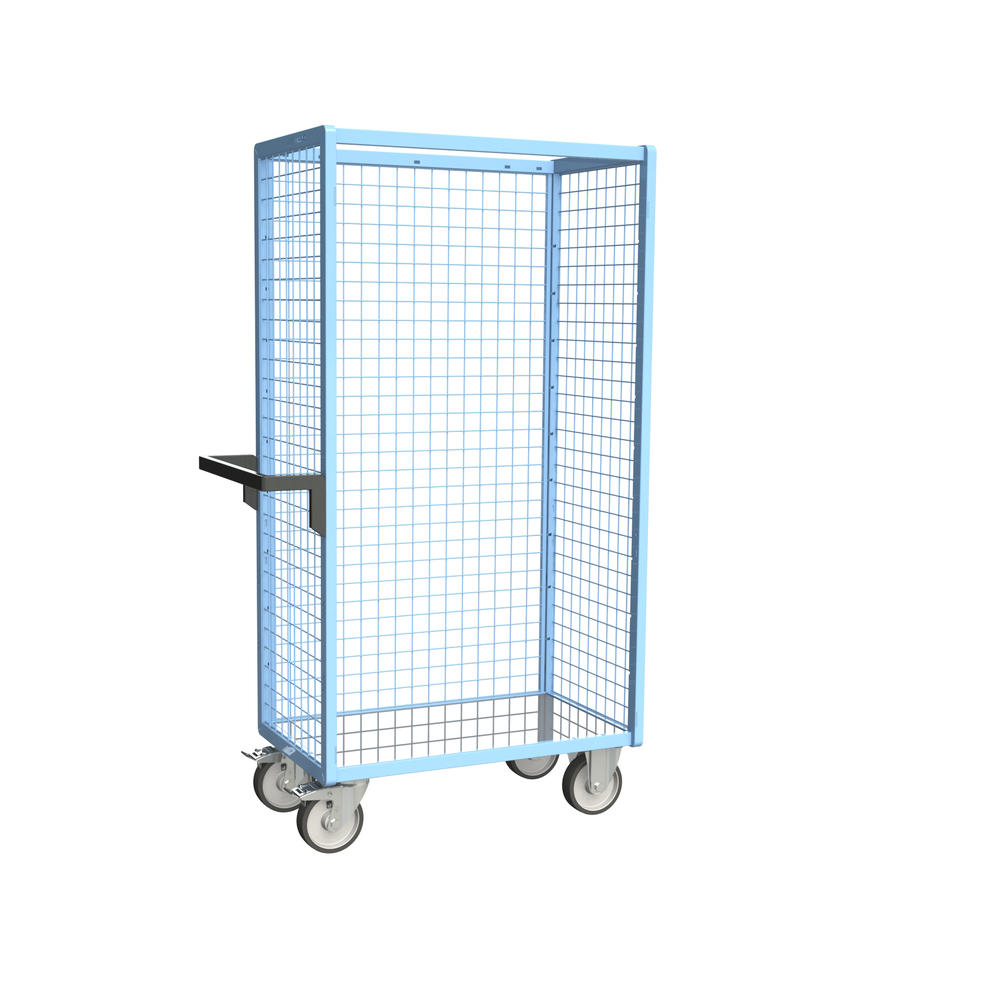 Servante grillagée 3 côtés avec plateau 850x500 mm 500 kg - FIMM - 880725242