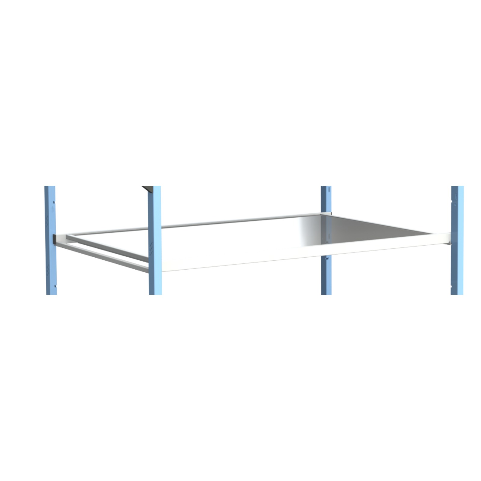 Étagère tôle 2 mm 850x500 mm pour servantes grillagées et multi-niveaux - FIMM - 882701004