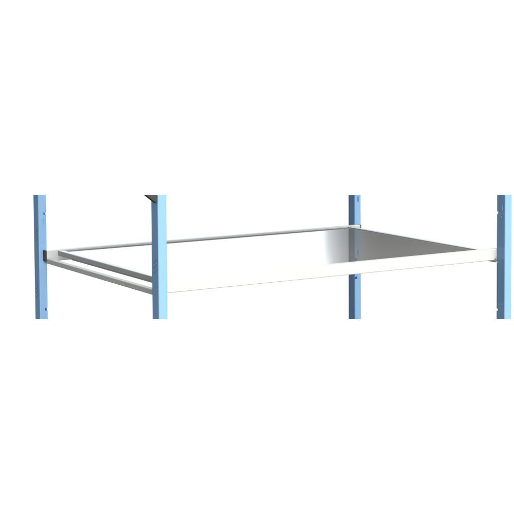 Étagère tôle 2 mm 1200x800 mm pour servantes grillagées et multi-niveaux - FIMM - 882701006