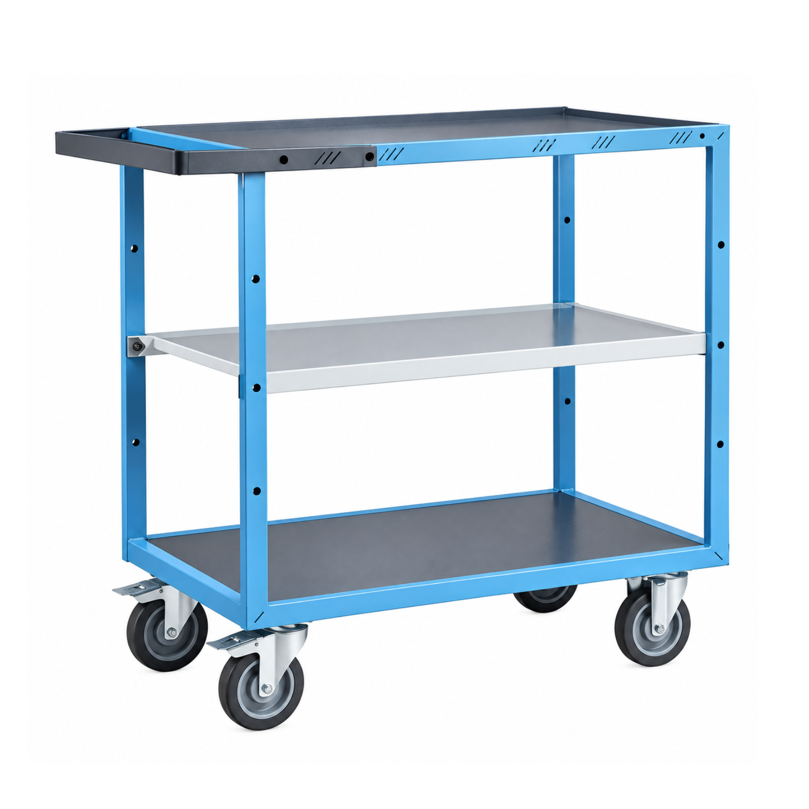 Plateau bois mélaminé supplémentaire 850 x 500 mm pour servantes mécano-soudées FIMM - 882701024