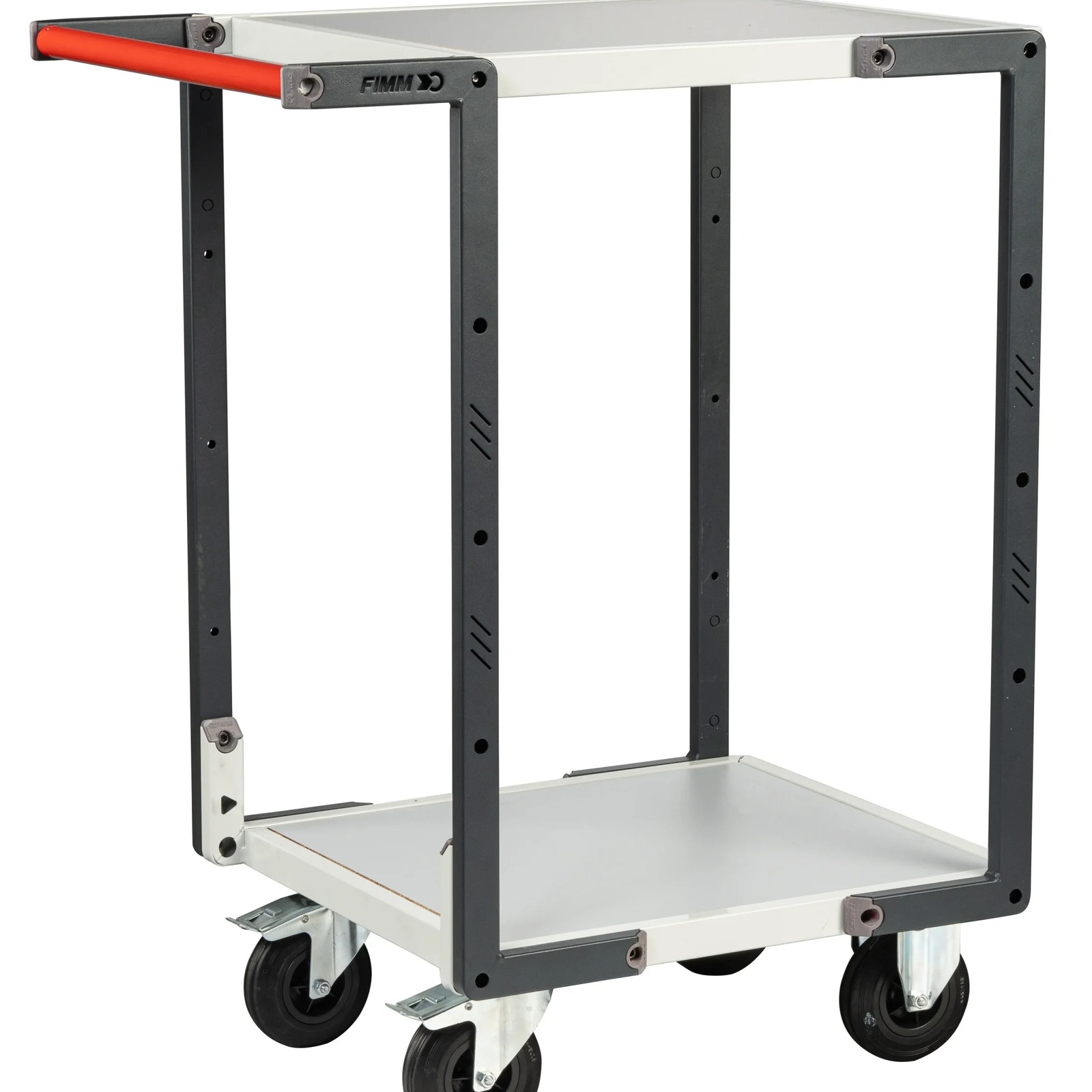 Servante 2 plateaux mélaminé 550x500 mm roues CC 250 kg - FIMM - 884720111