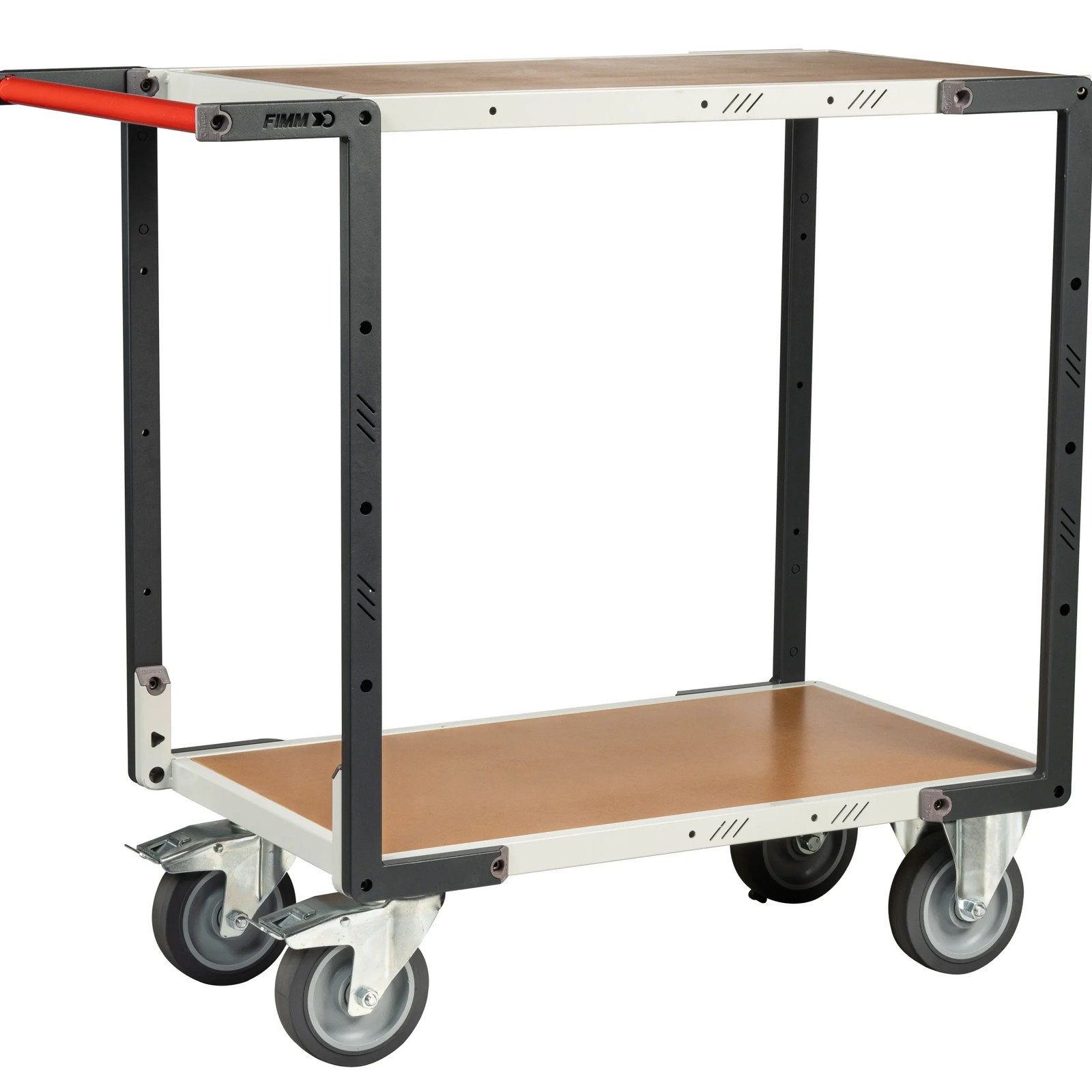 Servante 2 plateaux médium 850x500 mm roues TPE 400 kg - FIMM - 884721242