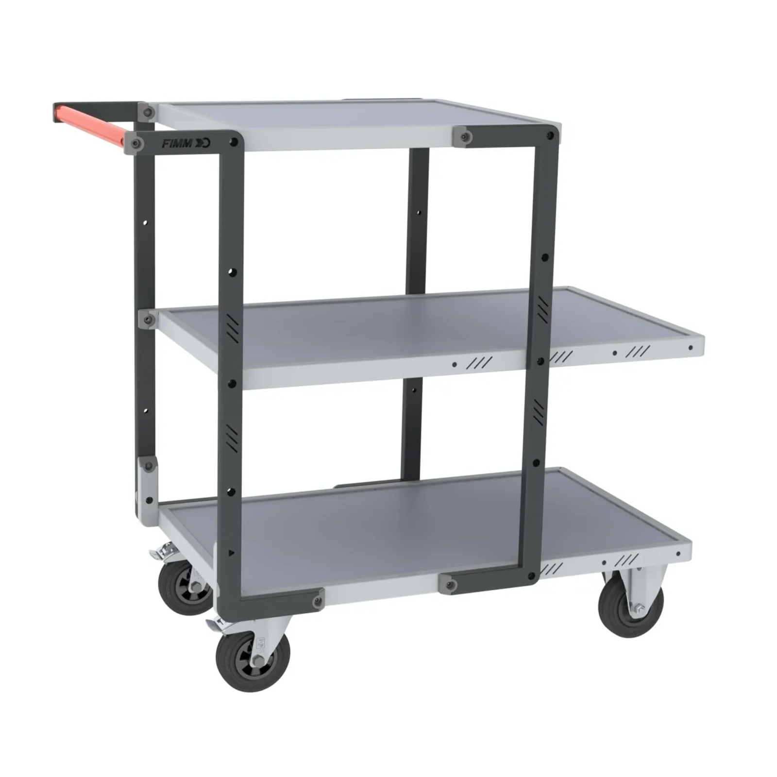 Servante 3 plateaux tôle roues CC 250 kg - FIMM - 884721315