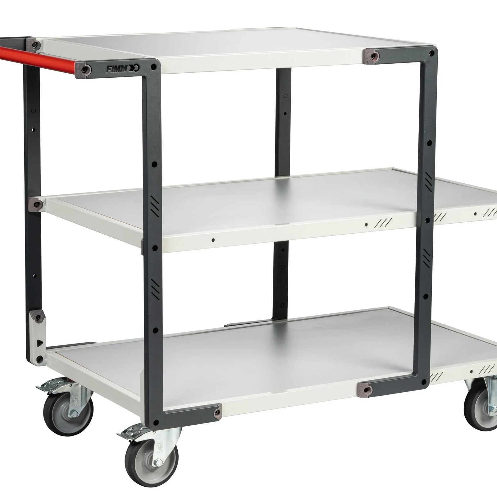 Servante 3 plateaux mélaminé roues TPE 250 kg - FIMM - 884722125