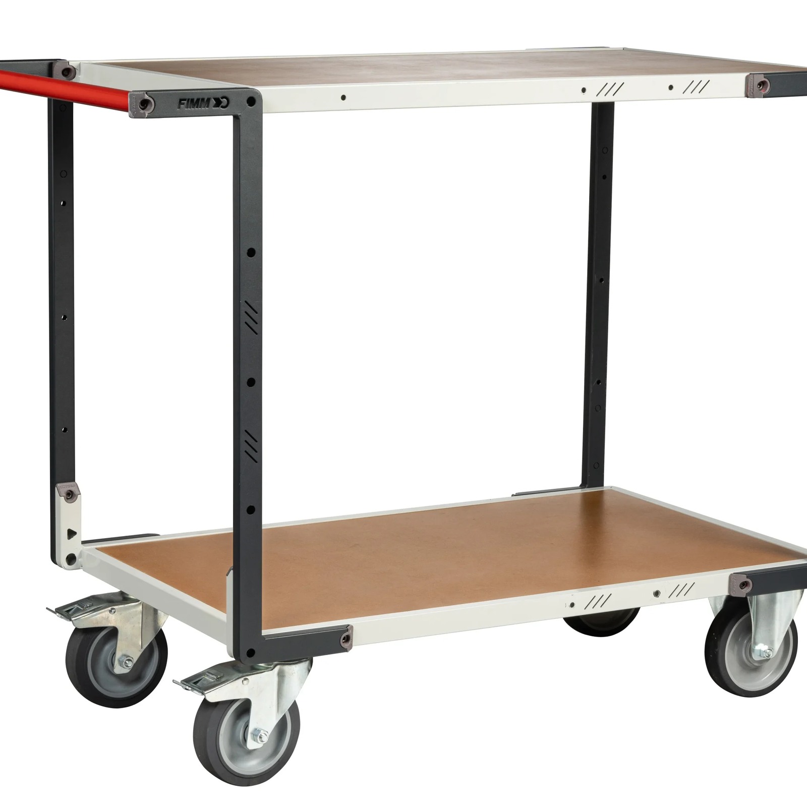 Servante 2 plateaux médium 1000x600 mm roues TPE 400 kg - FIMM - 884722242