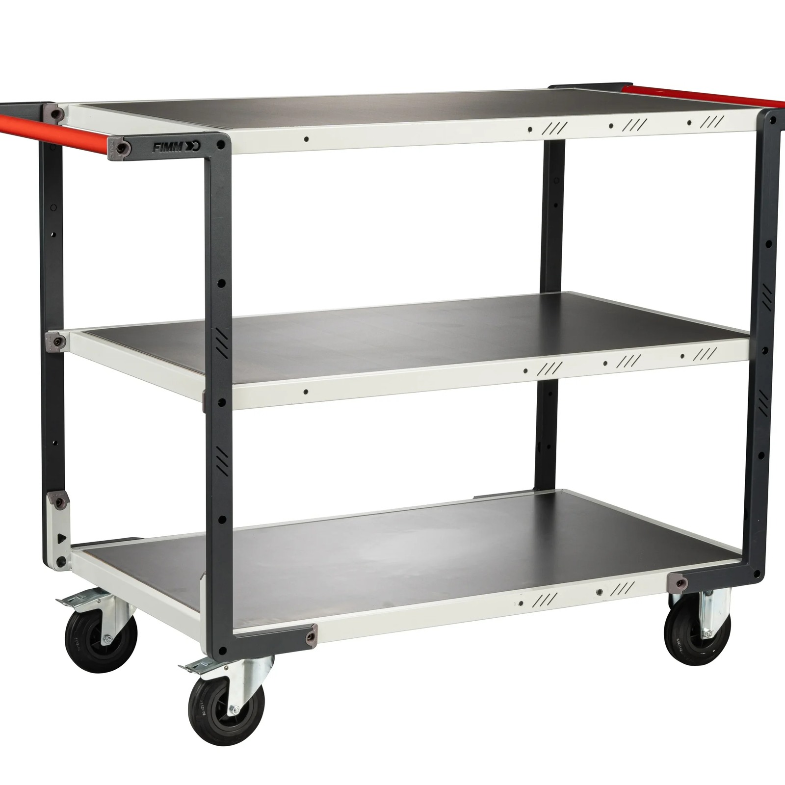 Servante Flat-Pack 3 plateaux tôle 1000x600 mm 250 kg - FIMM - 884722317