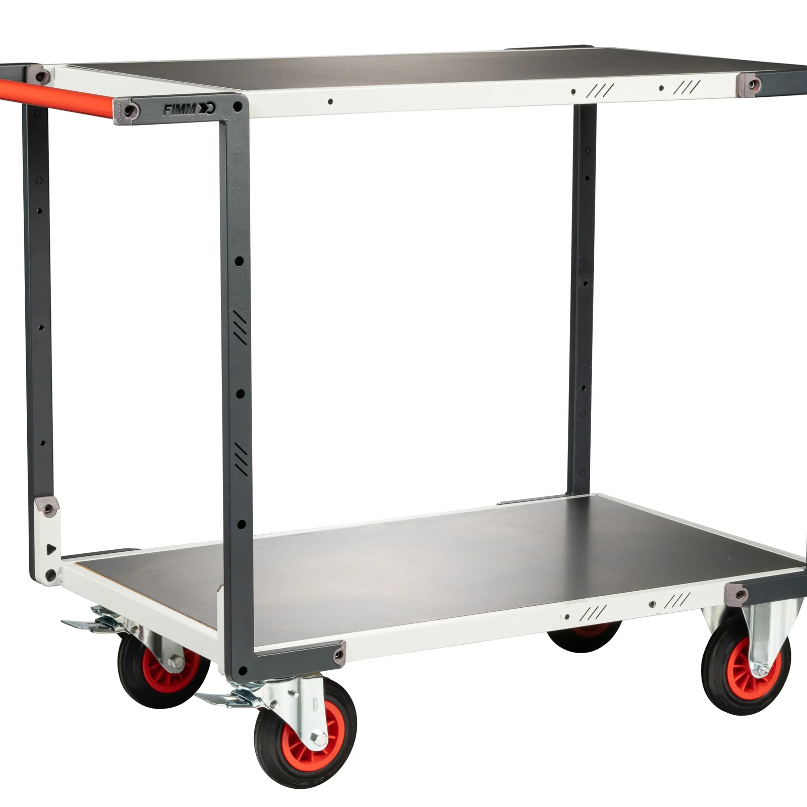 Servante Flat-Pack 2 plateaux tôle 1000x600 mm 400 kg - FIMM - 884722332