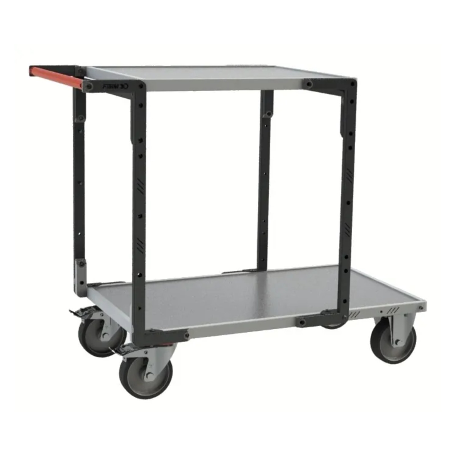 Servante Flat-Pack 2 plateaux tôle 400 kg - FIMM - 884722441