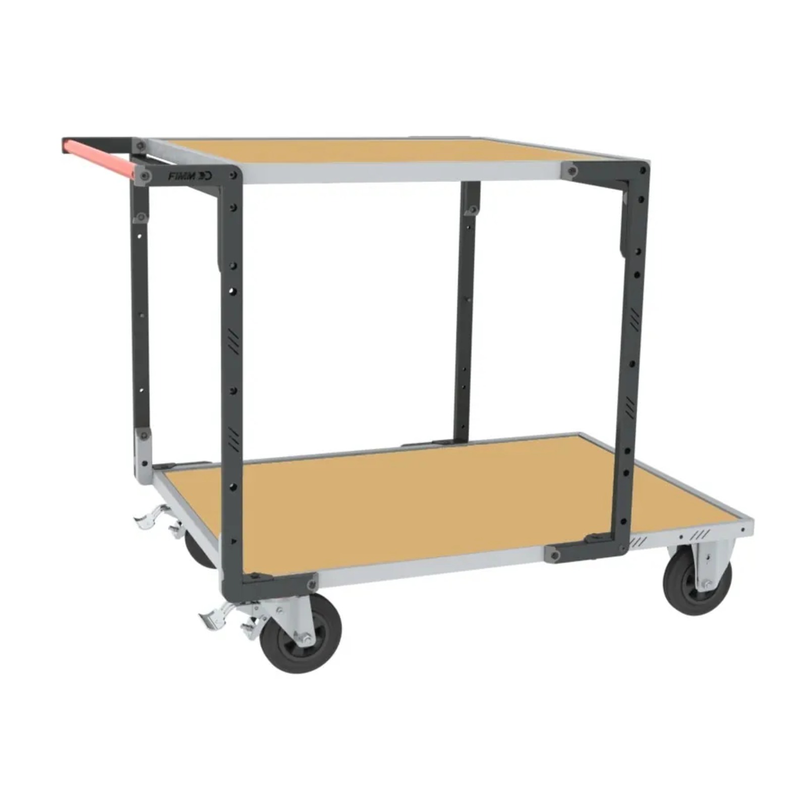 Servante 2 plateaux médium + roues CC 400 kg - FIMM - 884732231