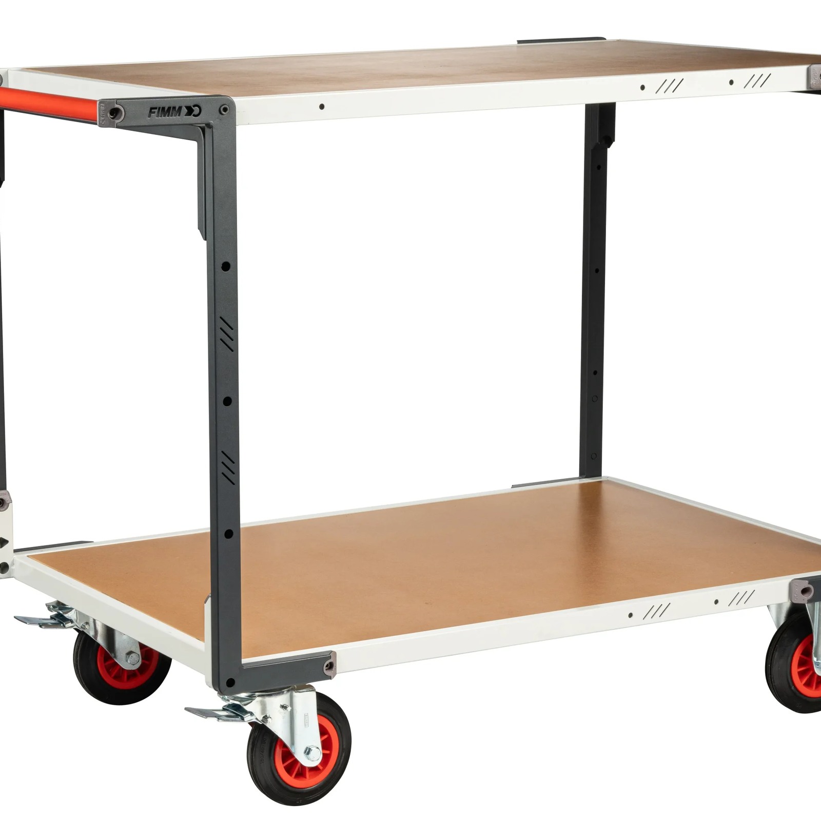Servante 2 plateaux médium 1200x800 mm roues CC 400 kg - FIMM - 884732232