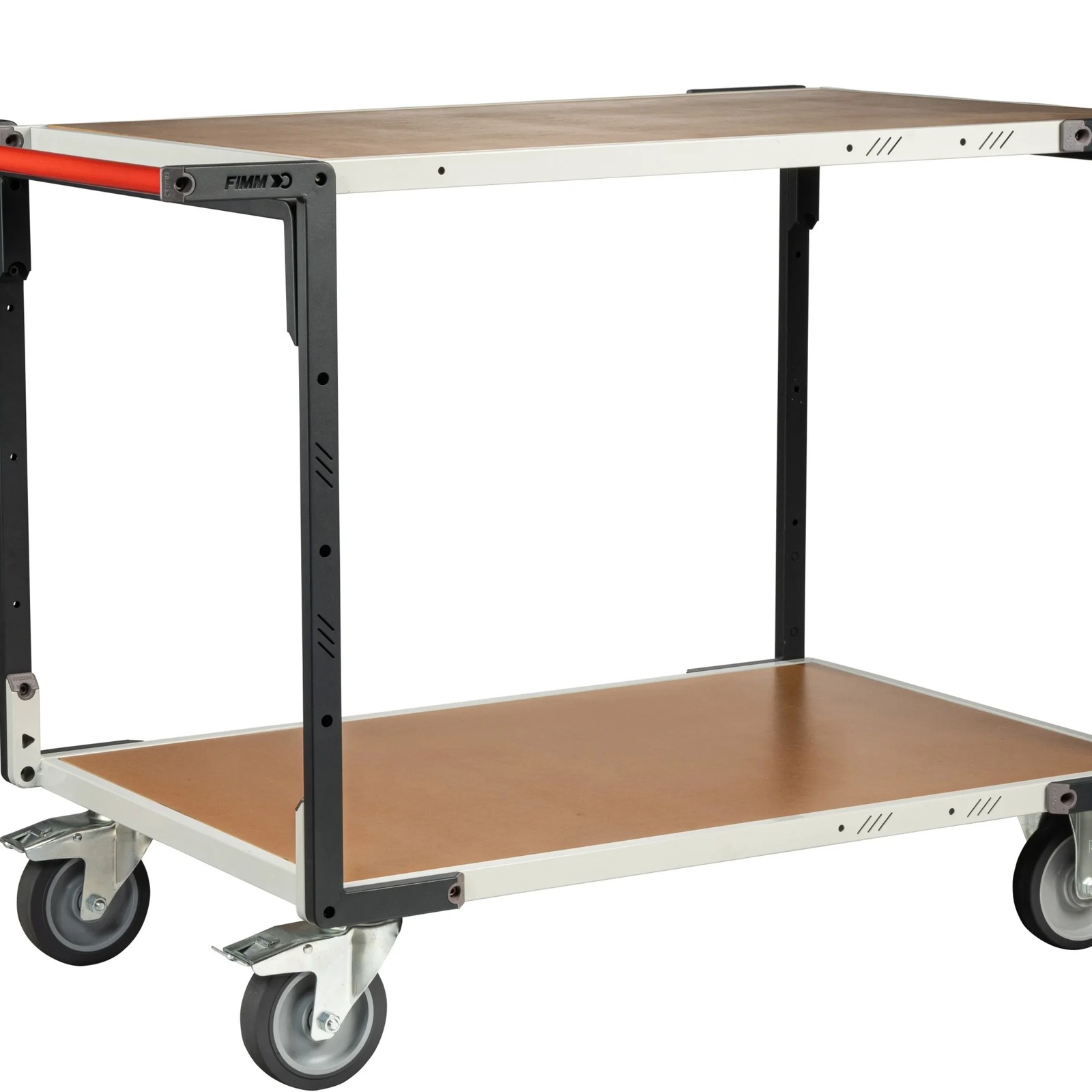 Servante 2 plateaux médium 1200x800 mm roues TPE 400 kg - FIMM - 884732242