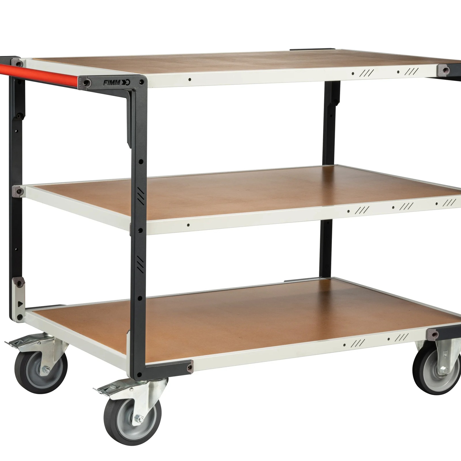 Servante Flat-Pack 3 plateaux 1200x800 mm charge 400 kg - FIMM - 884732244