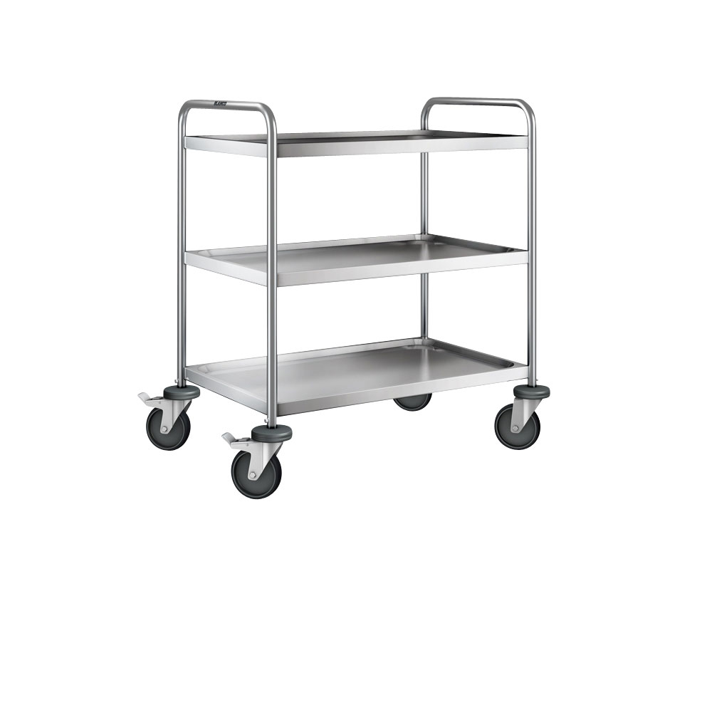 Servante 120 kg inox 304 L 3 plateaux 800x500 mm FIMM - 885006055