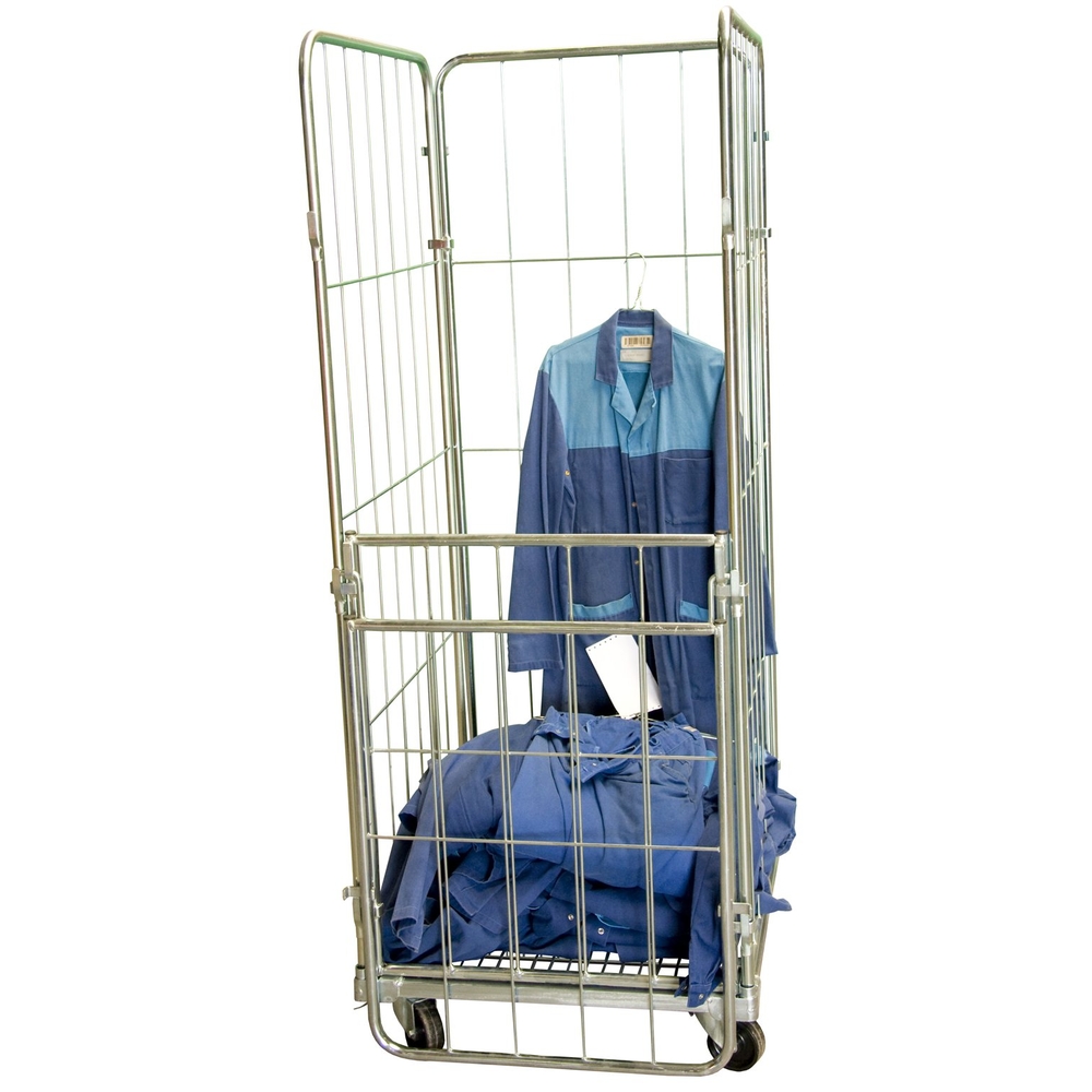 Roll conteneur 3 ridelles+ 1/2 rabattable 720 x 800 x 1800 mm FIMM - 885006618