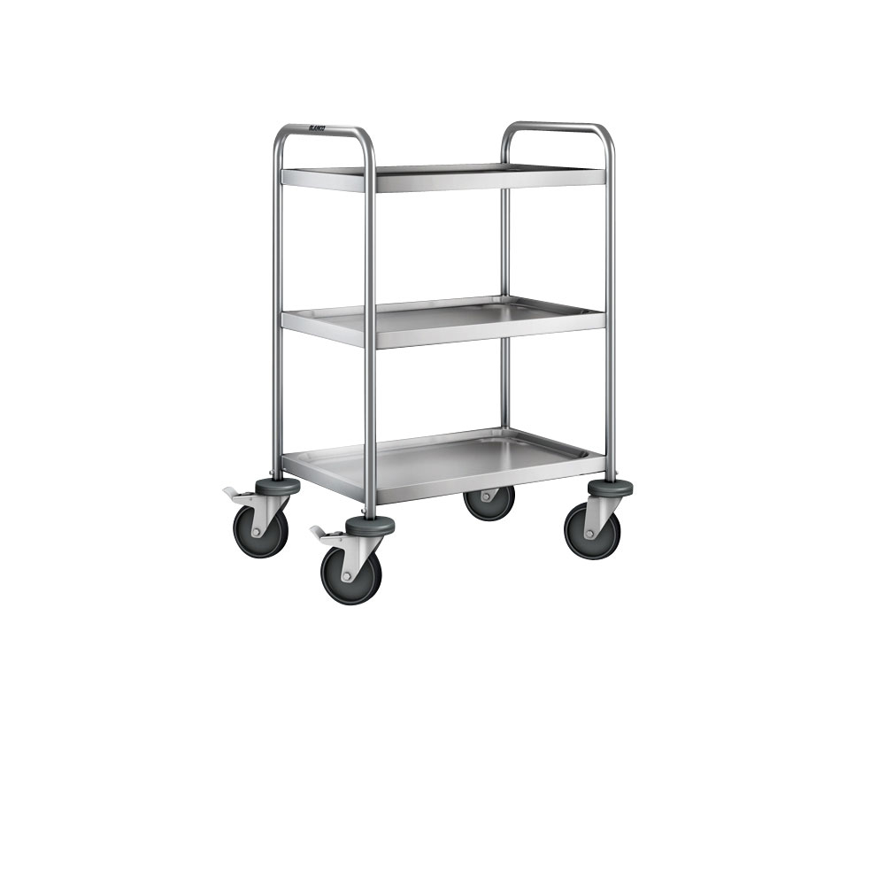 Servante 120 kg inox 304 L 3 plateaux 600x400 mm FIMM - 885006696