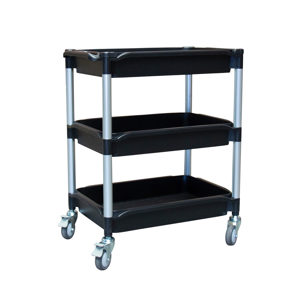 Desserte 180kg 3 plateaux bacs 645x410 mm plastique FIMM - 885007663