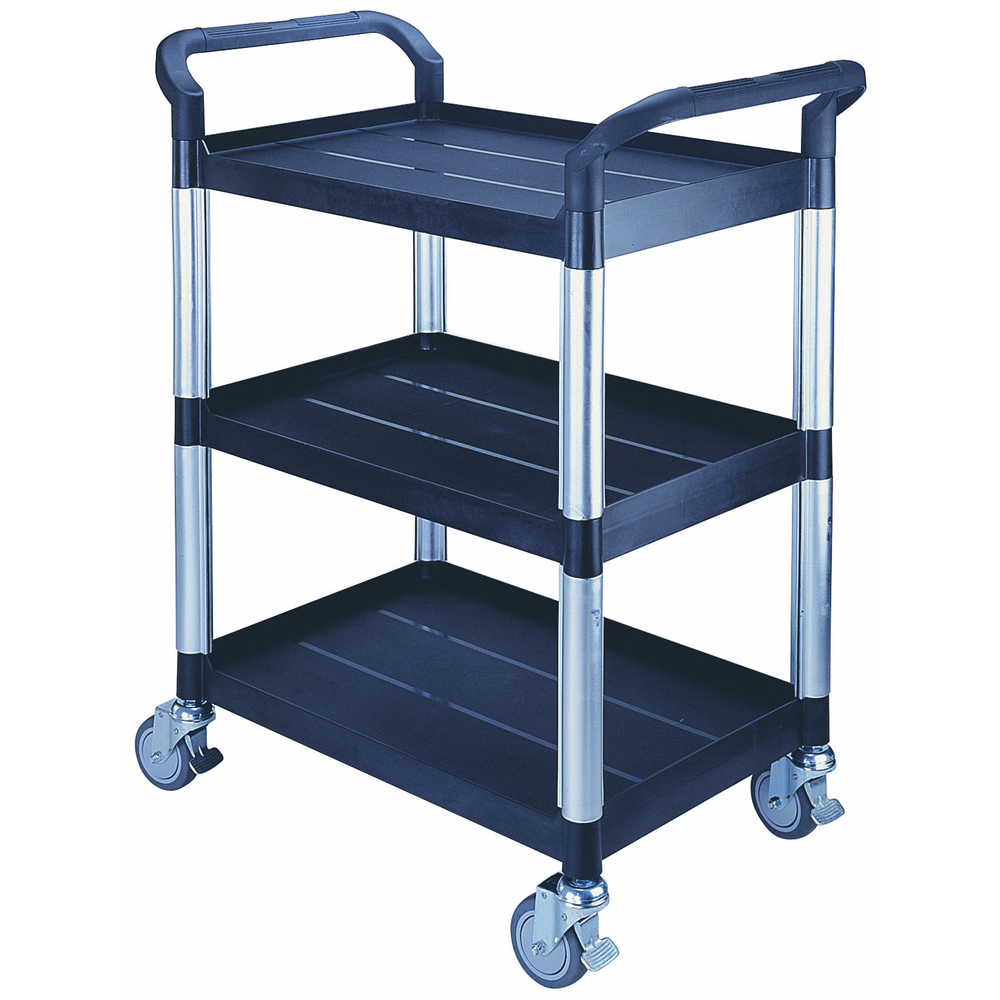 Desserte 250 kg alu 3 plateaux 680x450 mm plastique FIMM - 885007669