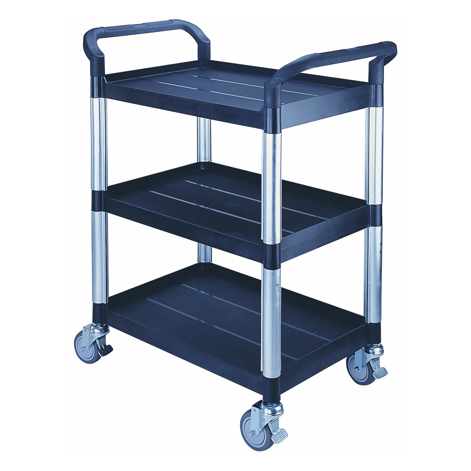 Desserte 250 kg alu 3 plateaux 680x450 mm plastique FIMM - 885007669