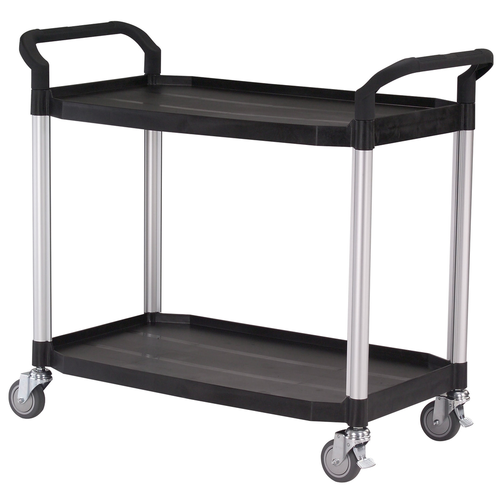 Desserte 250 kg alu 2 plateaux 915x520 mm plastique FIMM - 885007671