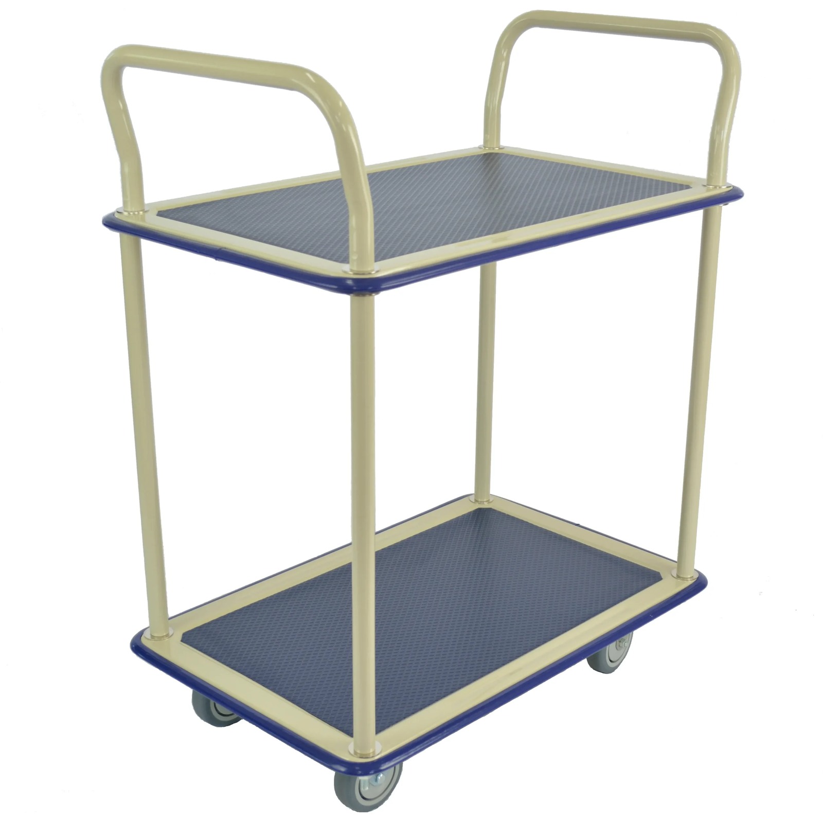 Desserte 200kg tôle 2 plateaux 740x480 mm + tapis caoutchouc FIMM - 885007680