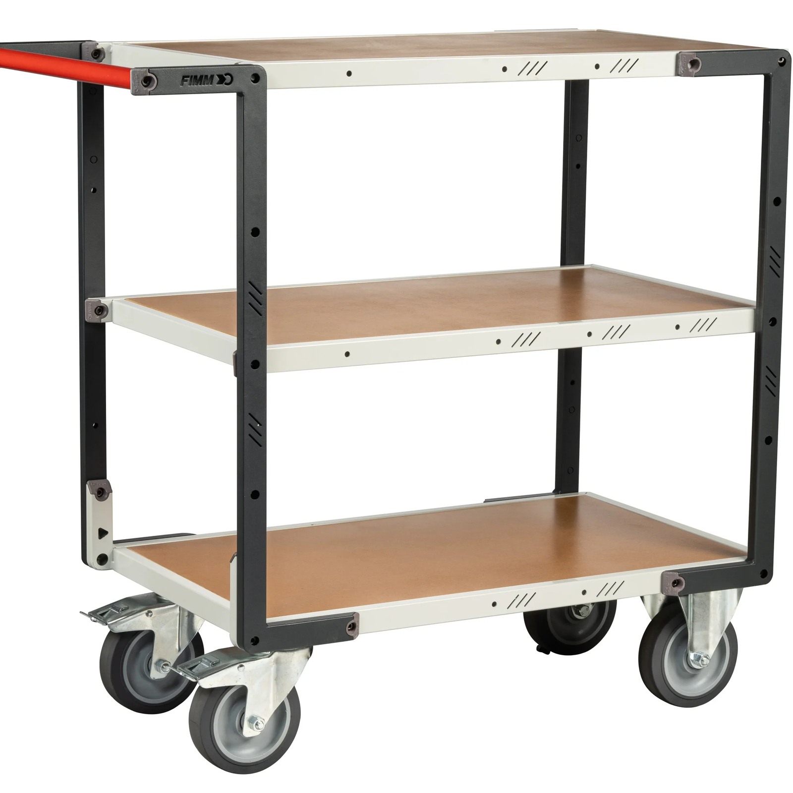 Servante montée 3 plateaux 850x500 mm charge 400 kg - FIMM - 886721244