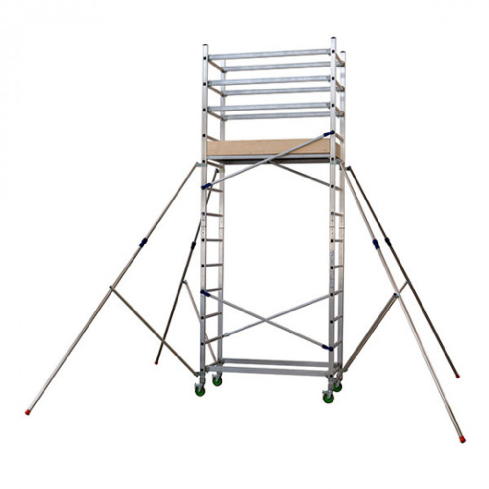 Echafaudage roulant alu FACAL - embase roulante hauteur de travail max 5 m - ALTO5