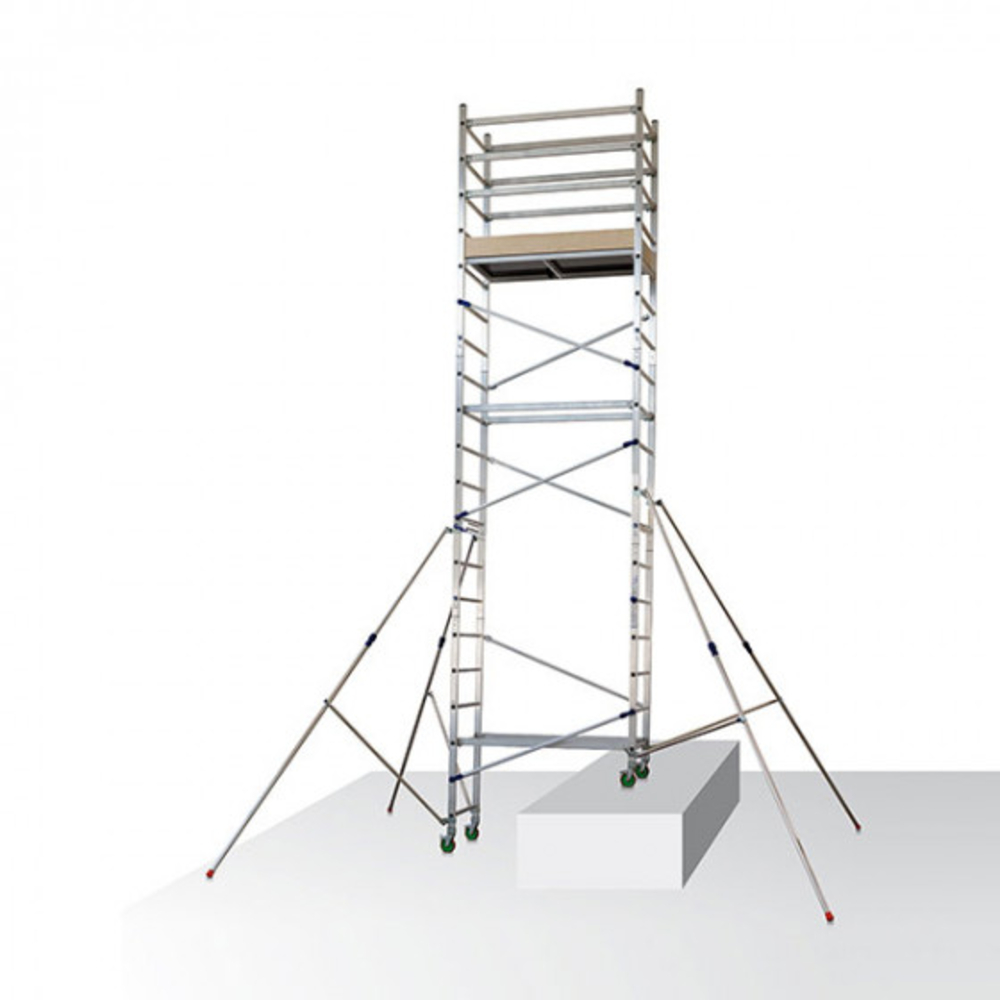 Echafaudage roulant alu FACAL - embase roulante hauteur de travail max 7 m - ALTO7