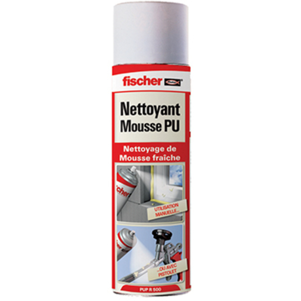 Nettoyant PUP R 500 pour mousse PU et pistolet à mousse FISCHER - 53386
