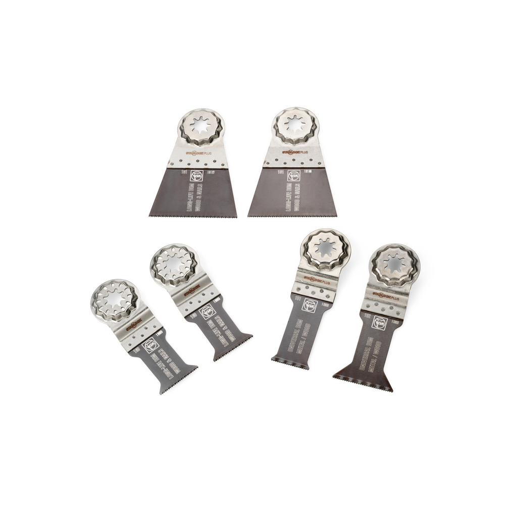 Pack de 6 lames sciage pour multimaster FEIN E-Cut StarlockPlus BOIS et METAL - 35222967030