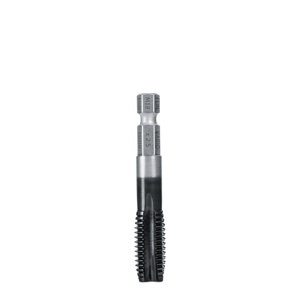Taraud DL VARIO M18 x 2,5 mm pour trous débouchants - FEIN - 63110031010